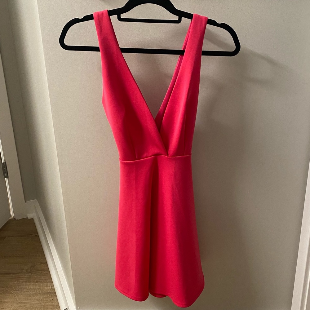 Pink skater dress - size S